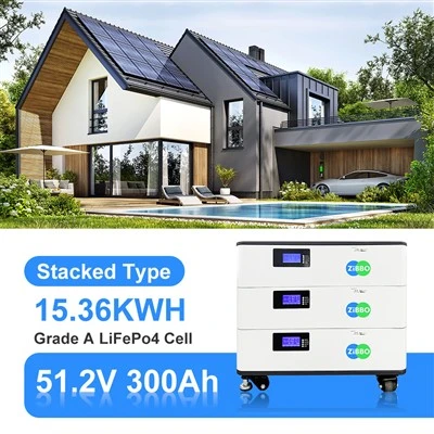 Energilagring för bostäder 15KWH Solar Stacked Battery 51,2V 300Ah Lång livscykel